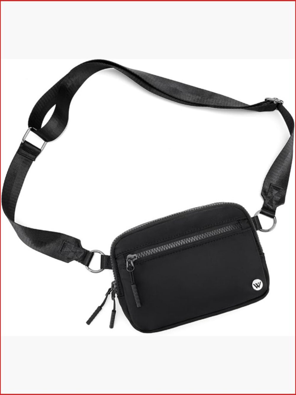 Small Nylon Crossbody Bag with Adjustable Strap, Travel Handbag